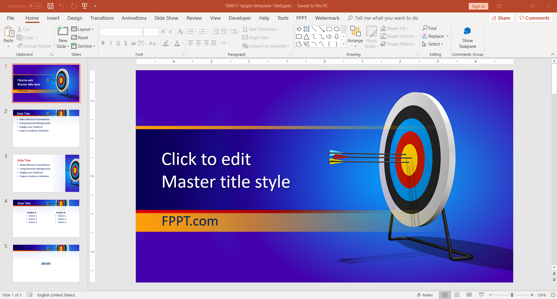 FPPT.com Your Source For Free PowerPoint Templates - InkHive.com